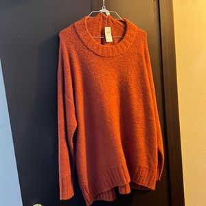 Burnt orange sweater